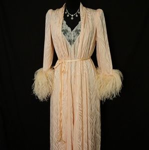 Lucie Ann Nightgown and Feathered Robe